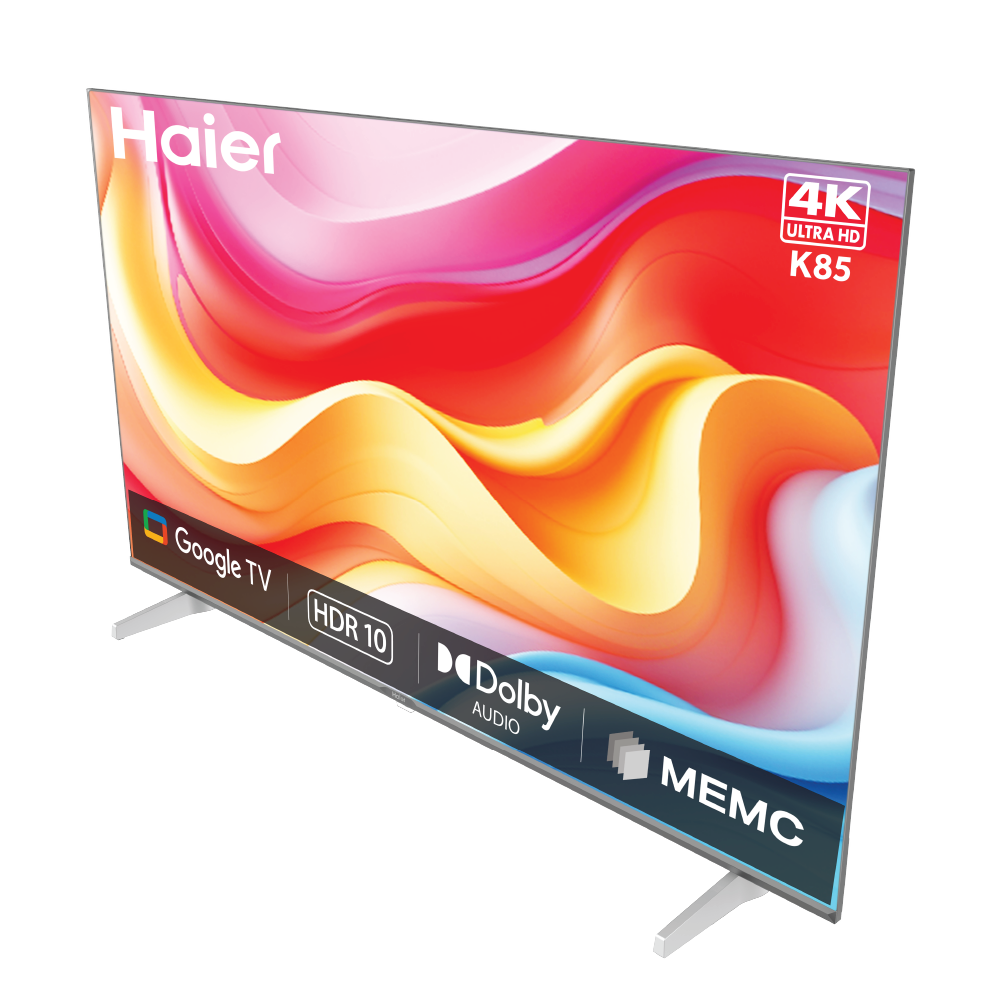 Haier K85 4K Ultra HD 164cm (65) Google TV | Google Assistant